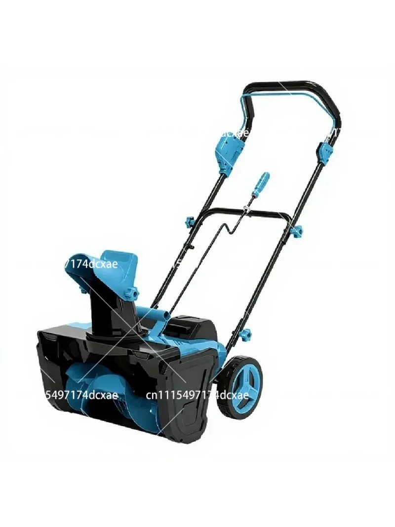 Cordless Electric Snow Blower 21V Lithium Battery Powered Portable Snow Removal Machine for Driveway Walkway Patio