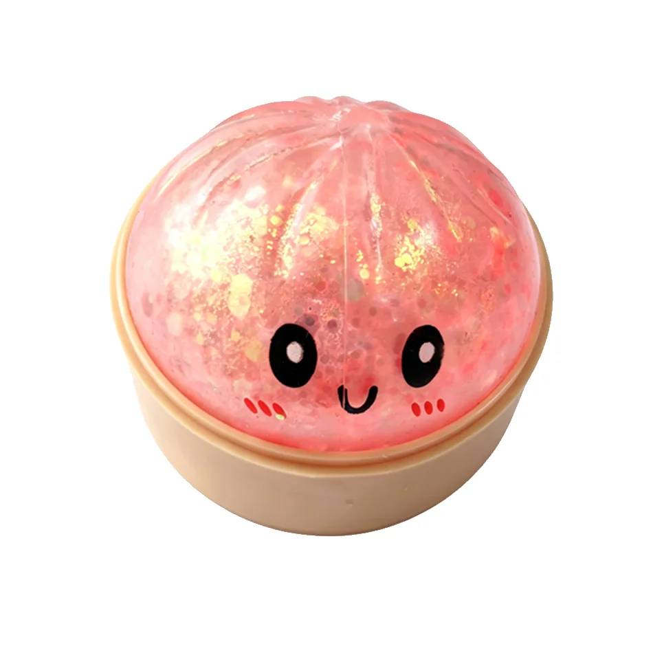 Glitzerndes, farbenfrohes, simuliertes Knödel-Squishy: Entspannendes Anti-Stress-Spielzeug zur Linderung von Angstzuständen und Steigerung des Wohlbefindens