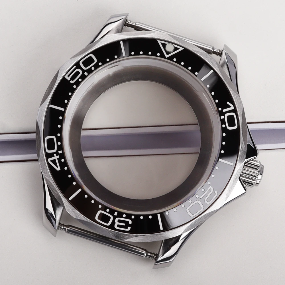 41mm Watch Case and Bracelet Stainless Steel Waterproof for Seamaster 300 NH35 NH36 NH38 Movements 31mm Dial Watch Accessories image 3