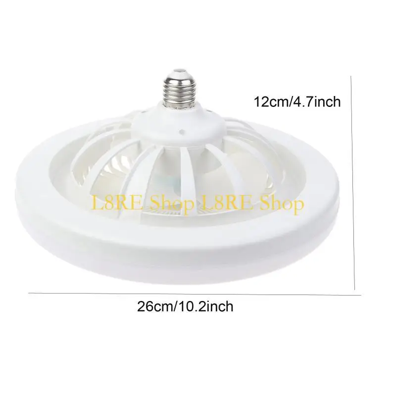 L8RE سقف ذكي مروحة كهربائية مروحة كهربائية مع مصباح LED E27 DICOKE DICER