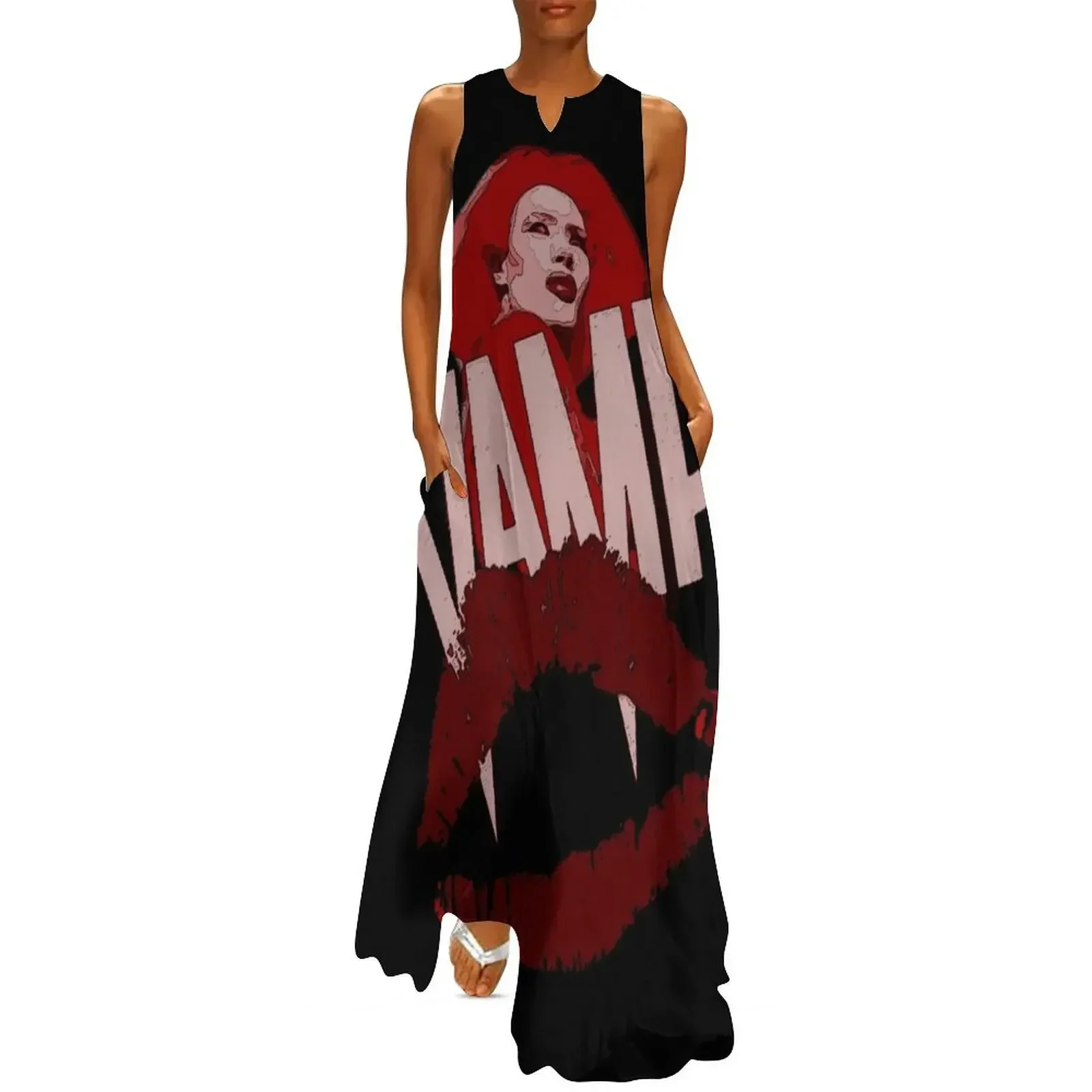 

Vamp Long Dress womans clothing Woman's evening dress party dresses women sensual sexy dress for women