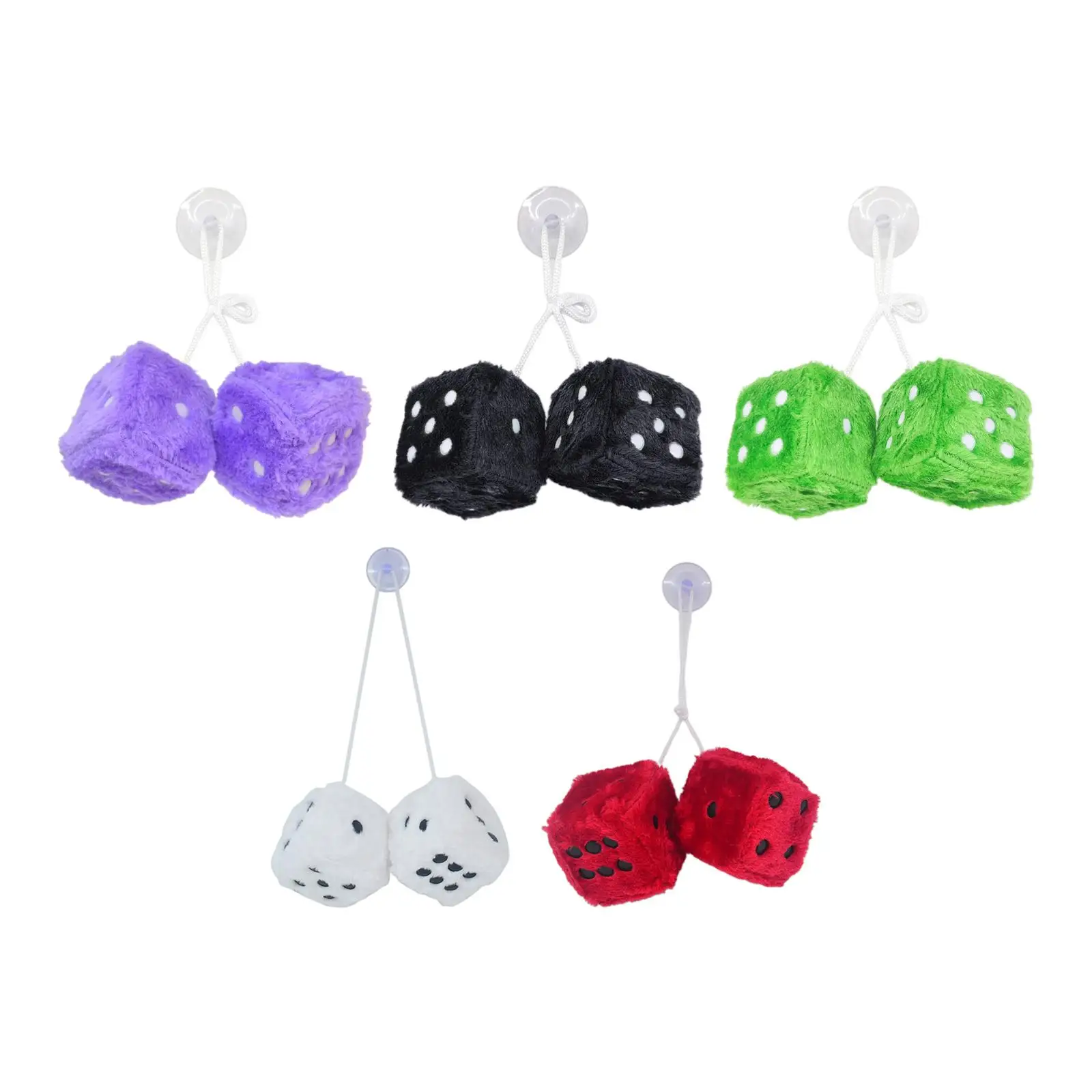 

2шт зеркальные кубики плюшевые для автомобильных аксессуаров украшение орнамент