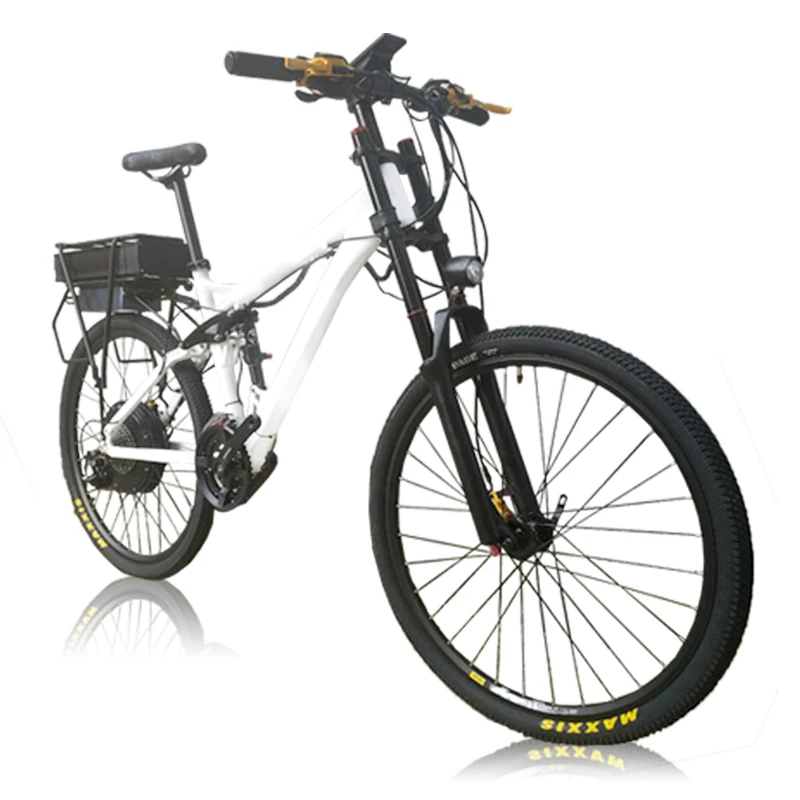 Kalosse Air Suspension  E Bikes  Electric Bicycle   Full  Suspension  48V 20AH  Electric Mountain Bike, 48V, 1000W