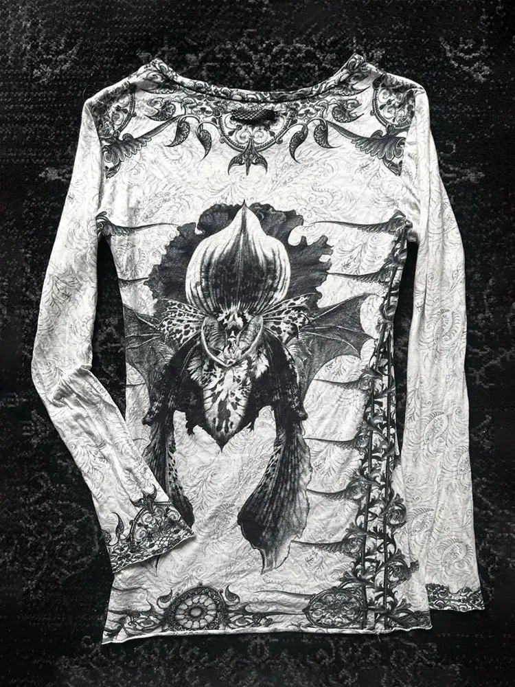 IfSixWasNine Pioneer Visual Department Medium Ancient Rare Snake Fruit Long Sleeve T-Shirt