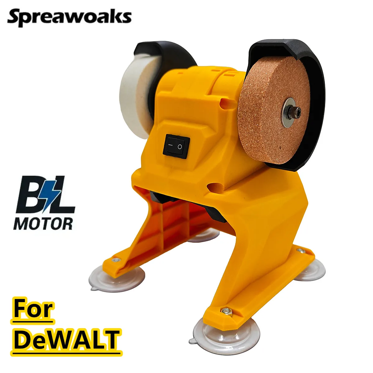 

For DEWALT 20V Battery Brushless Bench Grinder Polisher Electric Cordless Sander For DIY Metal Wood Jewelry Buffing