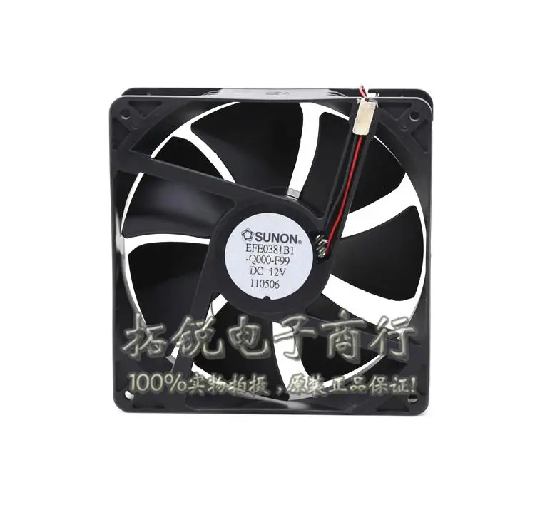 

SUNON Sunon EFE0381B1-Q000-F99 14CM 12V 4.08W Double Ball Durable Fan