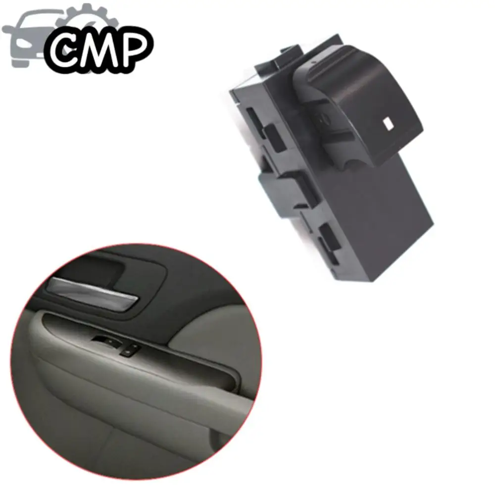 

1pc Car Front Right Passenger Side Power Window Switch Button Part# 22895545 Fit For GM Chevy Truck SUV Car Inner Door Part
