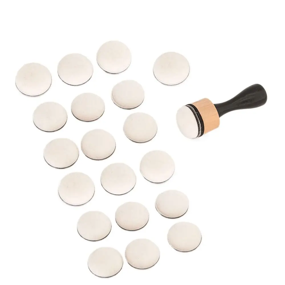 DIY Scrapbooking Mini Ink Paints Mixing Blending Tools Domed Foam Flat Domed Foam Refills Tool Sponge Flat