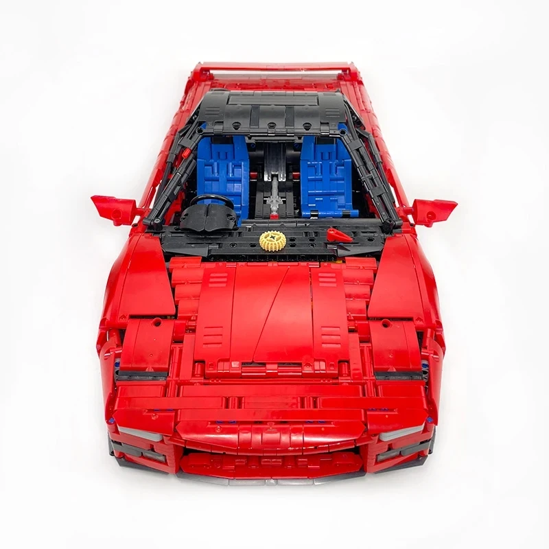 MOC-162884 التقنية سباق السيارات نموذج الجمعية اللبنات الطوب لتقوم بها بنفسك لغز لعبة هدايا عيد ميلاد للأطفال
