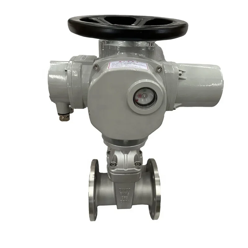 DKV Z15P stainless steel flange electric gate valve JIS flange gate valve Switching type electric actuator Remote adjustment