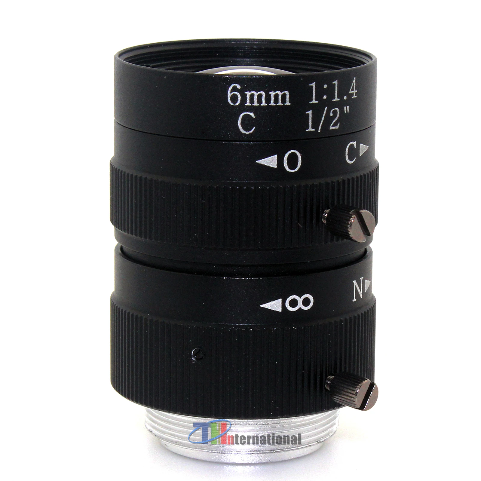 High-Quality HD Industrial lens 1/2" F1.4 C Mount Security CCTV 6mm Lens for CCD Security Box Camera