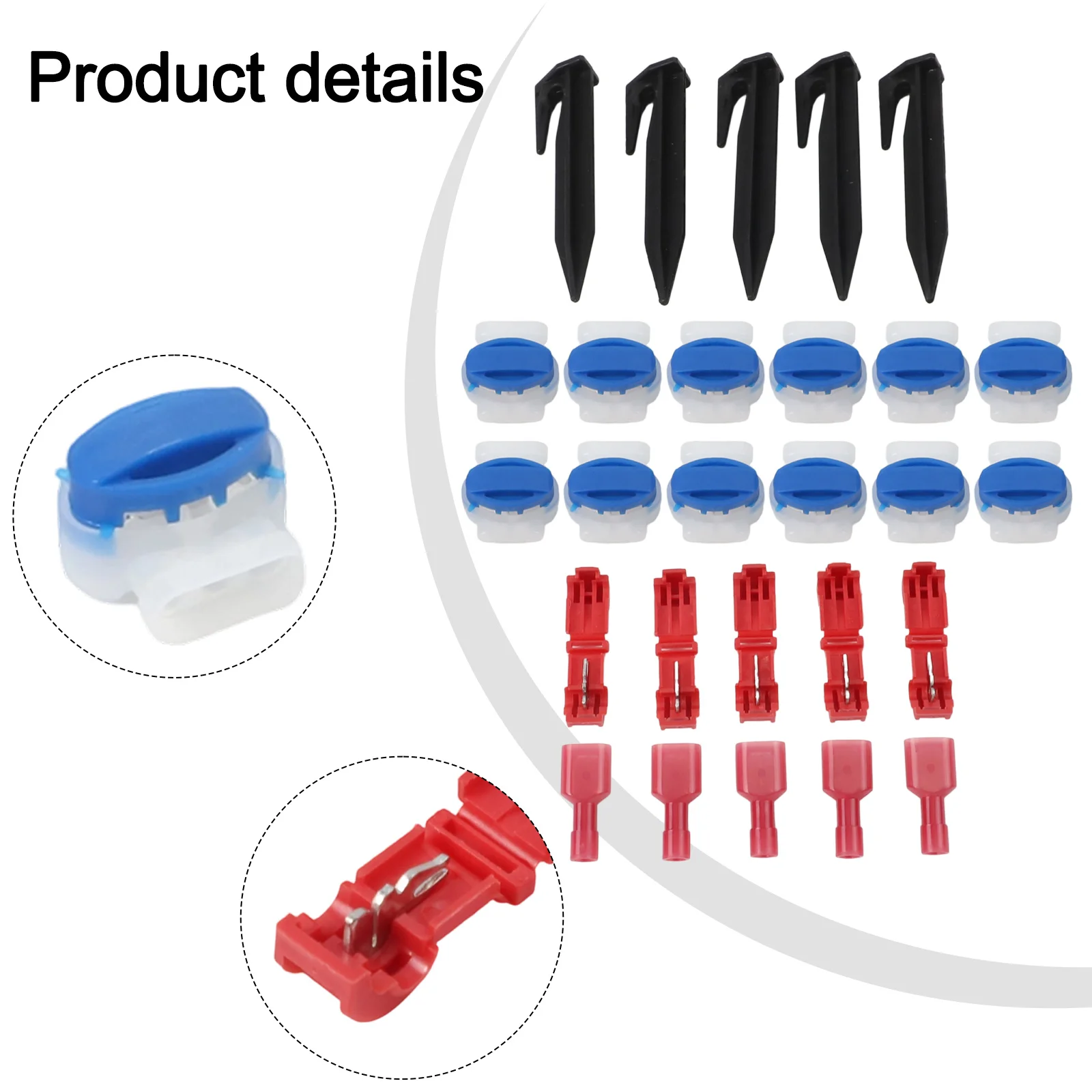 Lawn Mower Repair Electrical Connector Kit Compact Gardening Tool Easy Wire Connection Long-lasting Performance