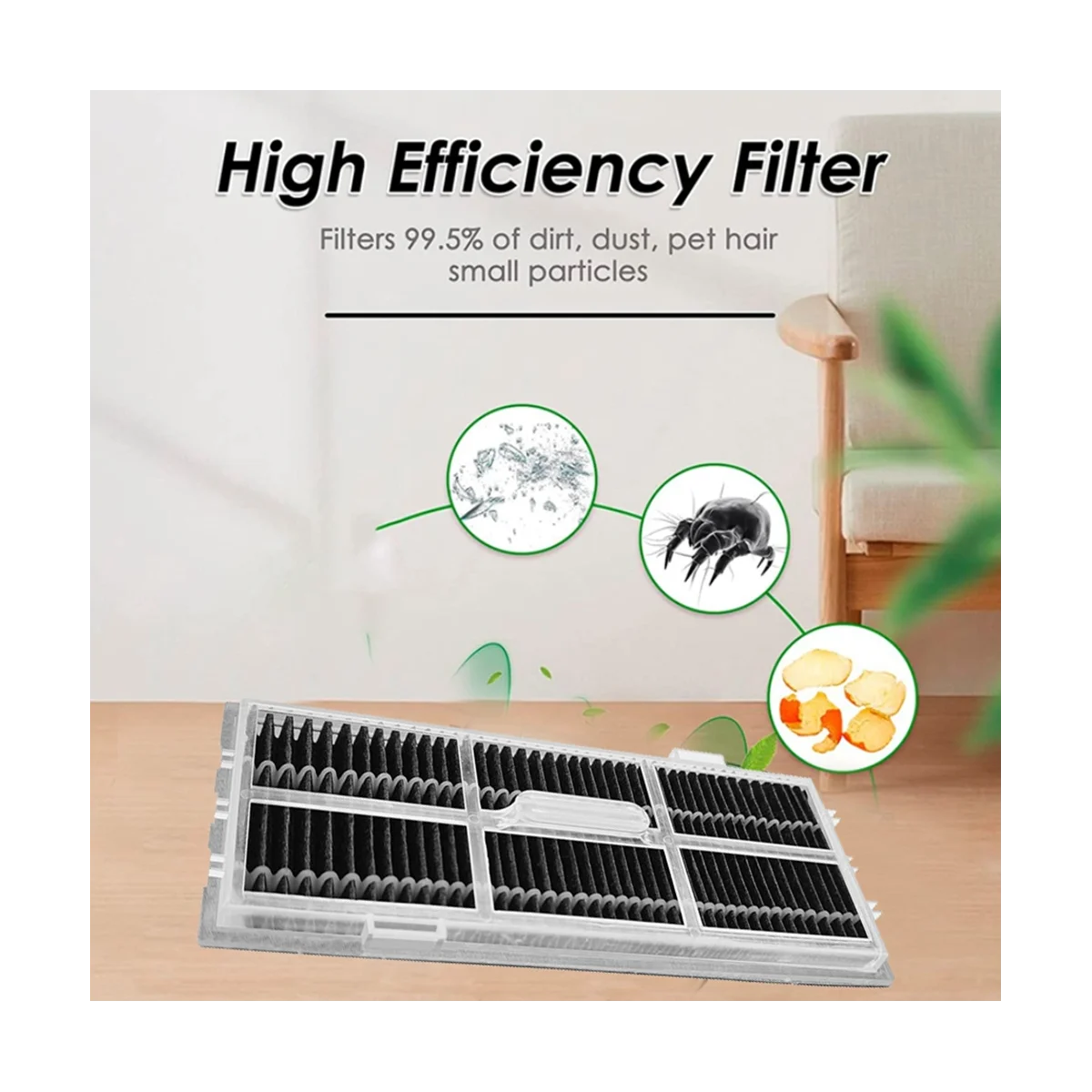 12 قطعة لـ S8 Pro Ultra /S8+/S8 جهاز آلي لتنظيف الأتربة قابل للغسل فلتر HEPA ممسحة غطاء من القماش