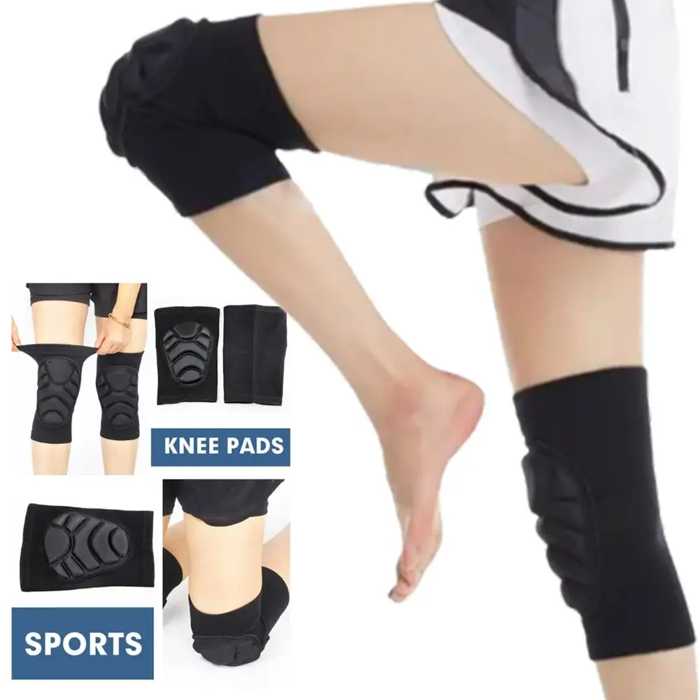 1Pair Protective Knee Pads Anti-Slip Collision Avoidance Kneepad Brace For Construction Floor Work Gears Sport Professional Q9R9