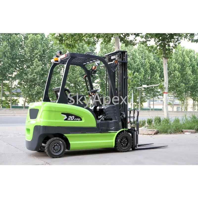 Hot-Selling 2-Ton  Three  Pivot  Electric Forklift  Factory Direct Compact  Price Fast Charging Lead-Acid Battery For Indoor Use