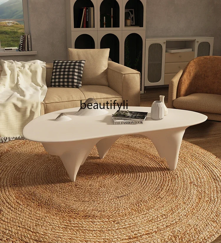 Special-Shaped Coffee Table Living Room Home House Silent Wind Tea Table Affordable Luxury Style Villa Senior Tea Table