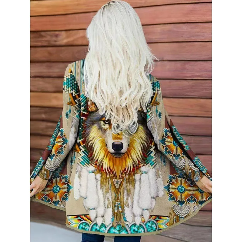 

Women'S T-Shirt Street Long-Sleeved Clothing Fashion Top Loose Casual Clothing Autumn And Winter Printed Top Round Neck T-Shirt