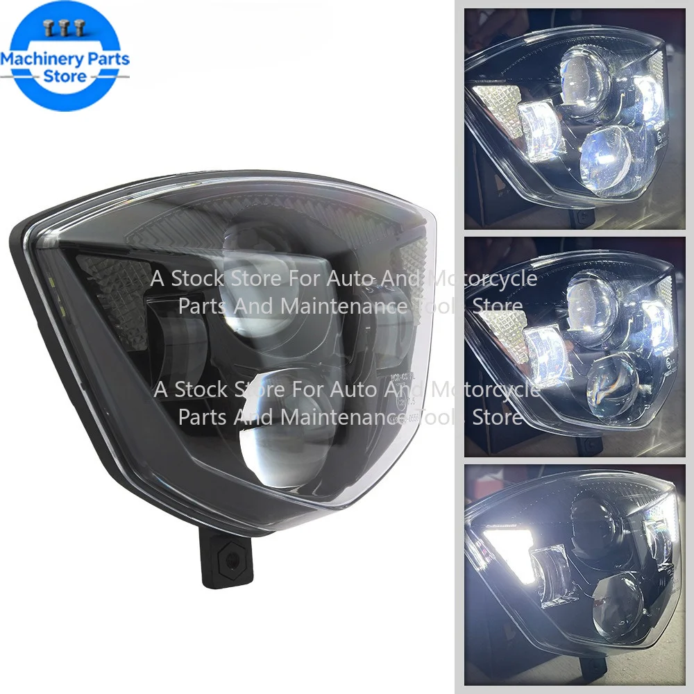 GAS Double Circular Convex Mirror LED Headlights Motorcycle EC 250 250F 300F EX 300 Off Road Motorcycle Core