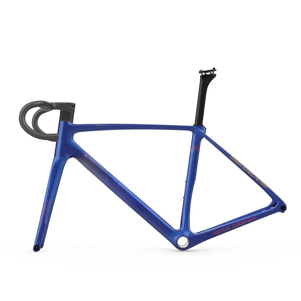 2023 جديد وصول JH-15 مكبح قرصي 700C سباق إطار دراجة هوائية من خلال المحور 12*142 مللي متر ألياف الكربون الطريق إطار دراجة هوائية لقطع غيار الدراجات #5