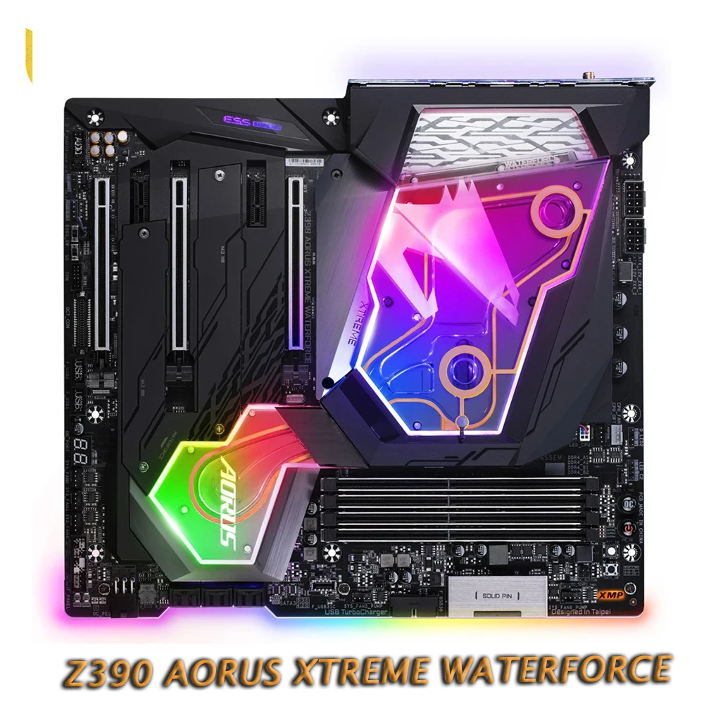 

Z390 AORUS XTREME WATERFORCE для материнской платы Gigabyte LGA1151 DDR4 128 ГБ E-ATX Высокое качество Быстрая доставка