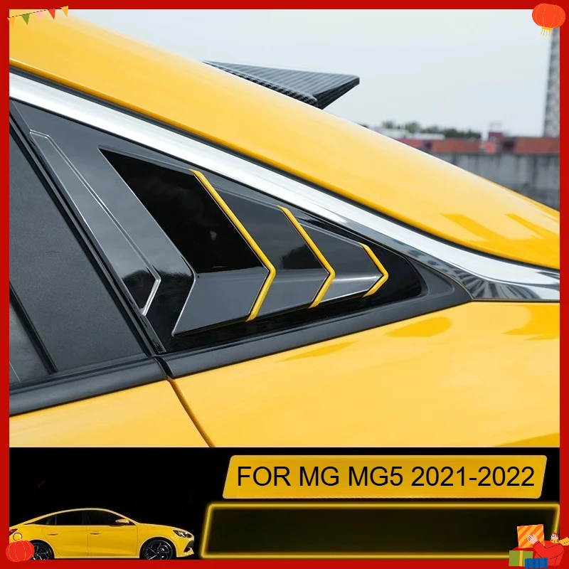

FOR MG MG5 2021-2022 rear window louver modification fake air outlet decorative accessories CAR Styling