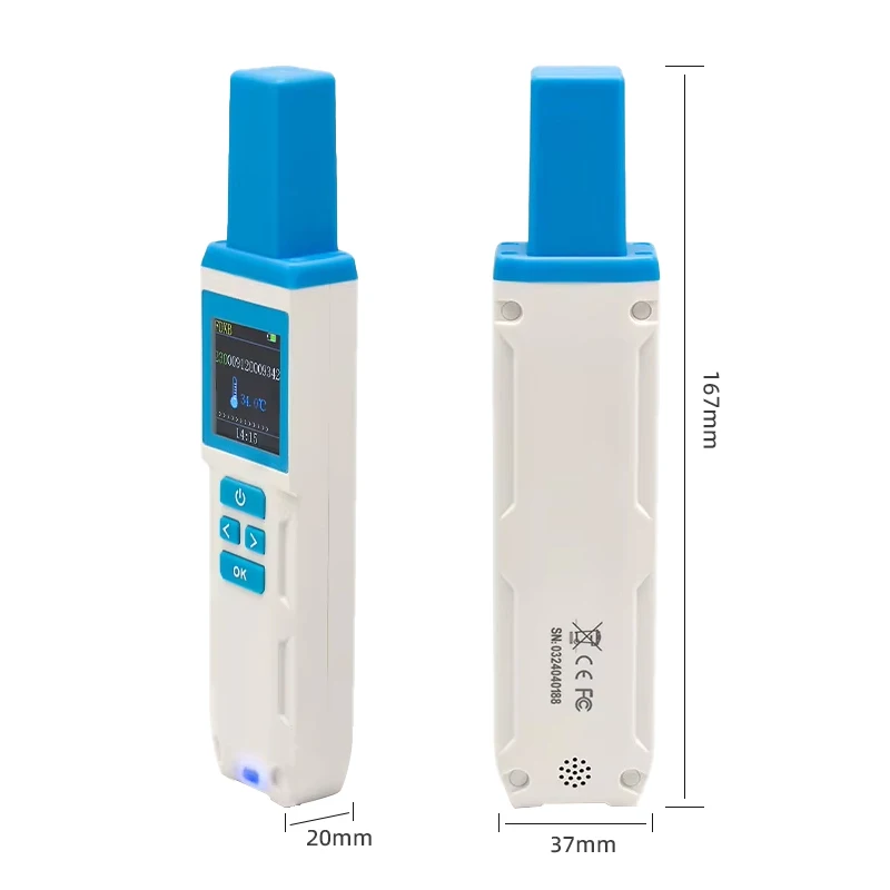Animal Chip Scanner HDX FDX-B FDX-A Pet RFID Temperature Scanner for Cat Dog