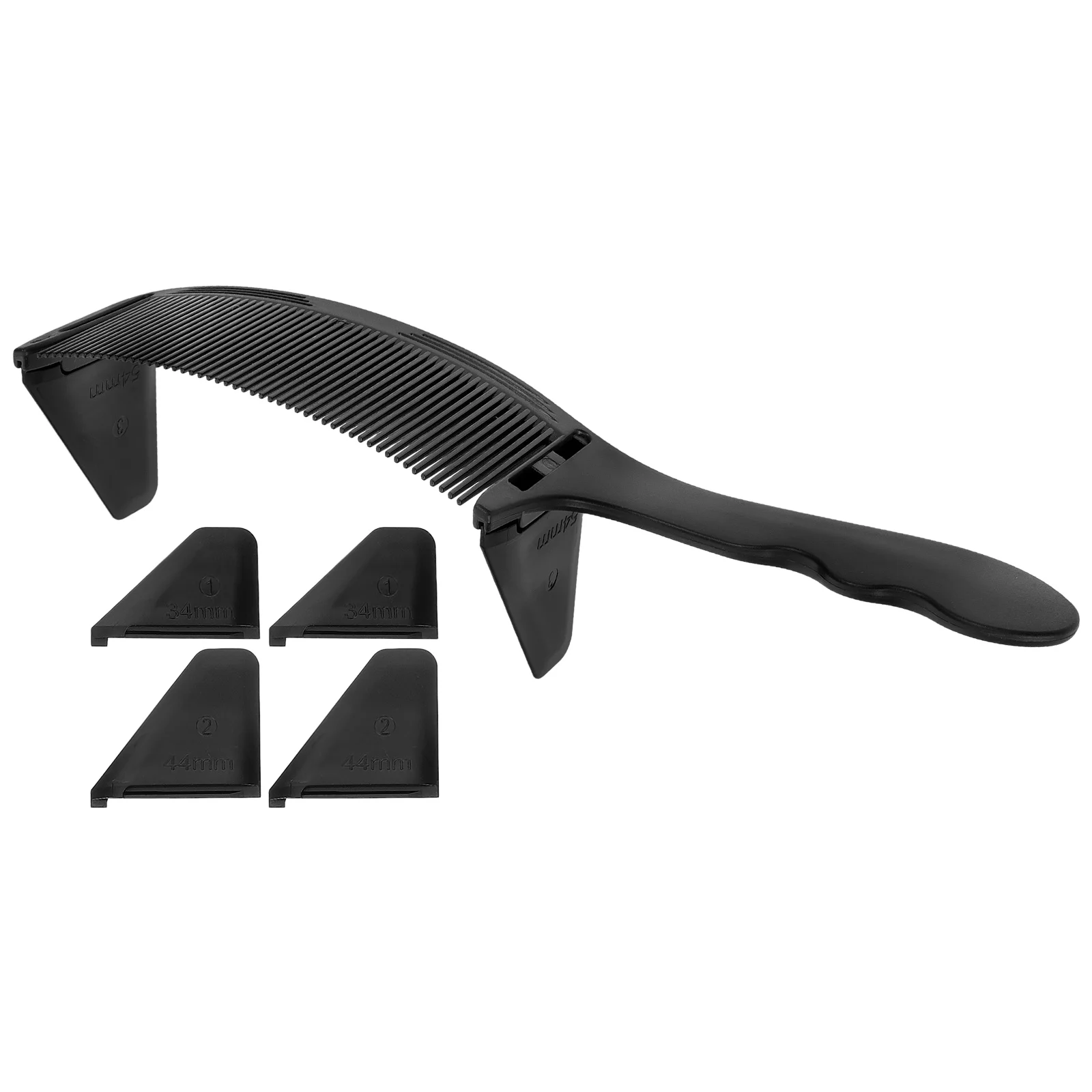 

Professional Hair Set Curved Styling Professional Hair Comb Set Tool Durable Plastic Mens Barber Travel ing Smooth