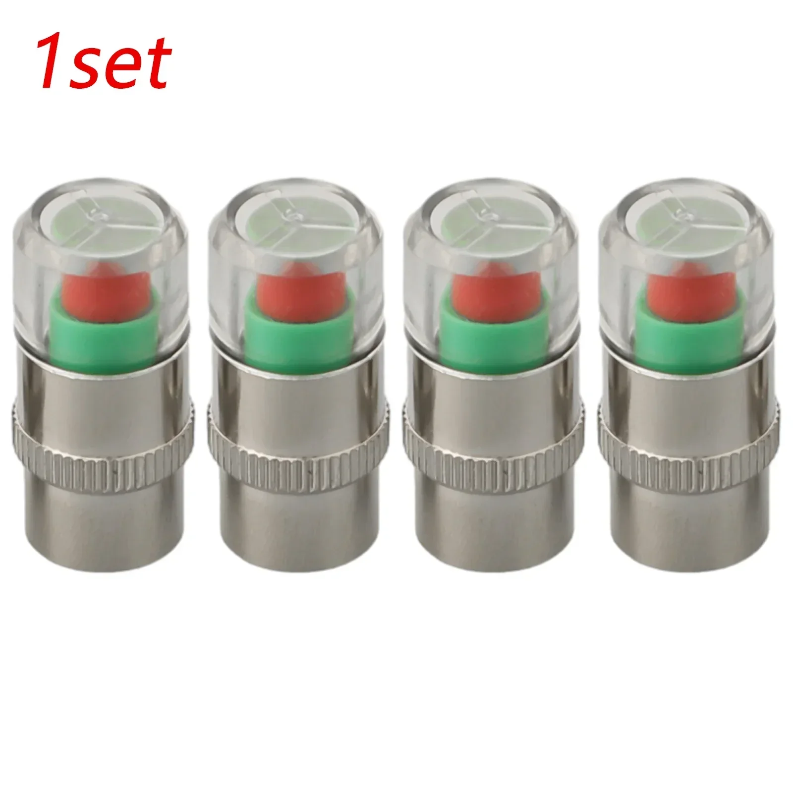 Convenient Tire Pressure Monitoring Solution Car Auto Tire Pressure Test Monitor Valve Stem Cap Sensor Indicator (4PCS)