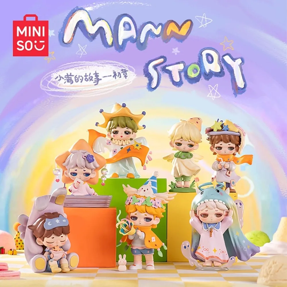 Mann STORY – boîte aveugle série The Imaginative Me, modèles de poupées de dessin animé, jouets, ornements de bureau, cadeaux d'anniversaire