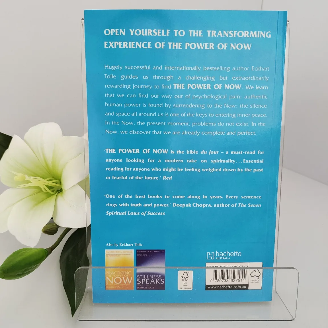 The Power of Now Spiritual Self Help Book, A Guide to Spiritual Enlightenment & Inner Peace English Book