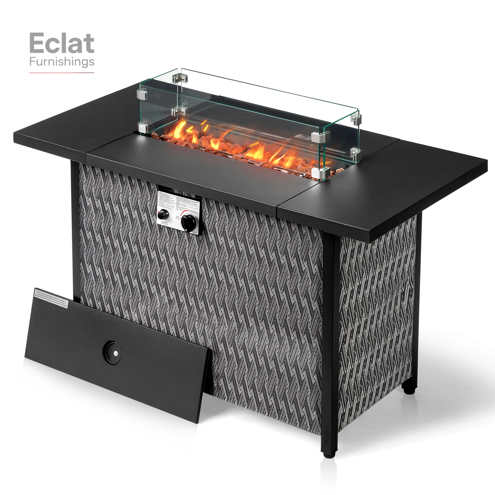 

43-inch fire table,Electric Fireplace Heater, portable fire pit,Fire bowl