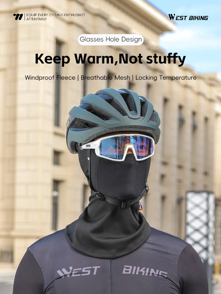 AliExpress West Biking WEST BIKING Motorcycle Balaclava Winter Thermal Outdoor Hiking Cycling Full Face Mask Windproof Sports Headgear Equipment