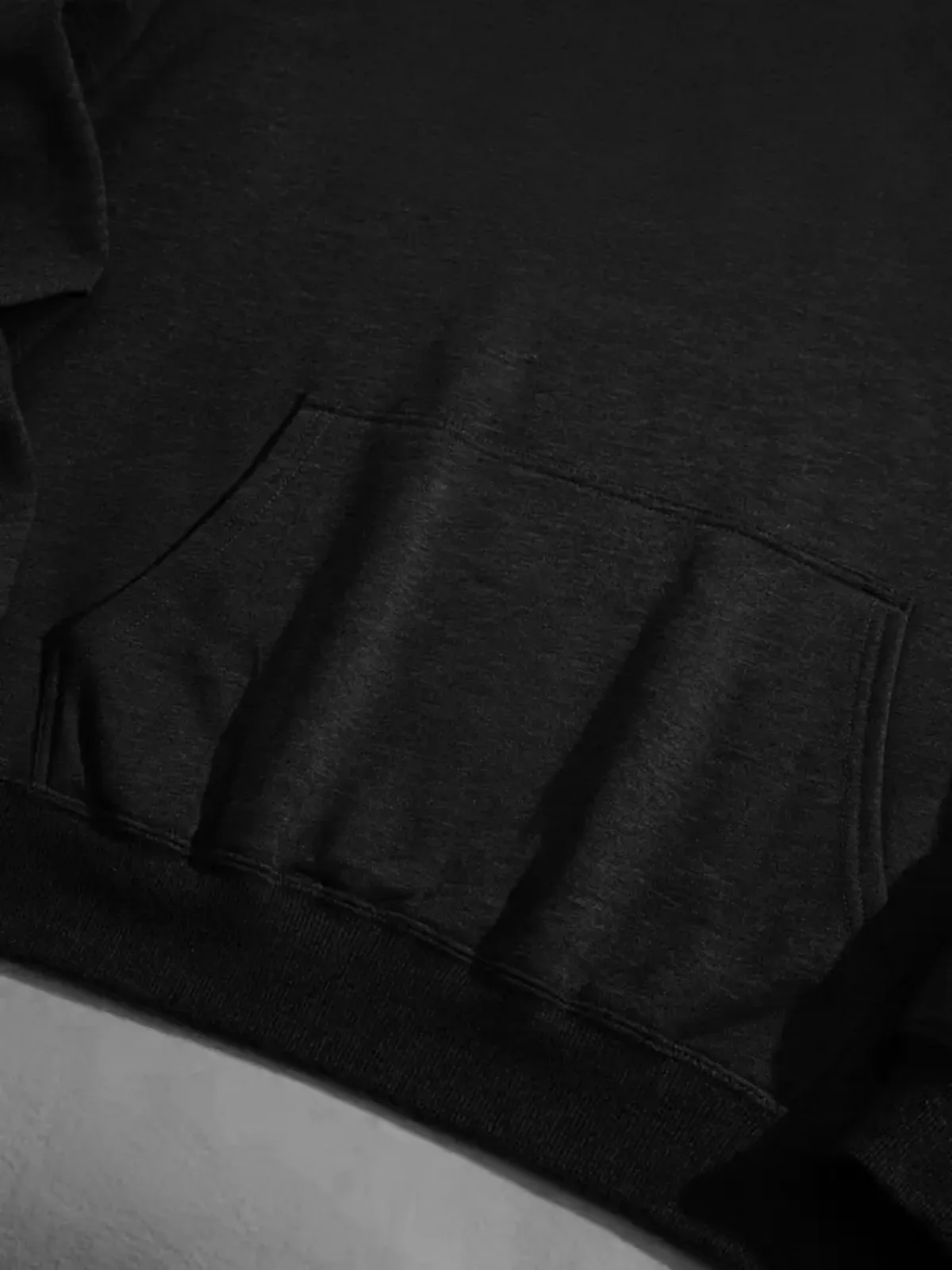 Felpa con cappuccio casual alla moda da donna con motivo stampato Baddie Tasca a marsupio ispessita adatta per l'uso quotidiano sportivo