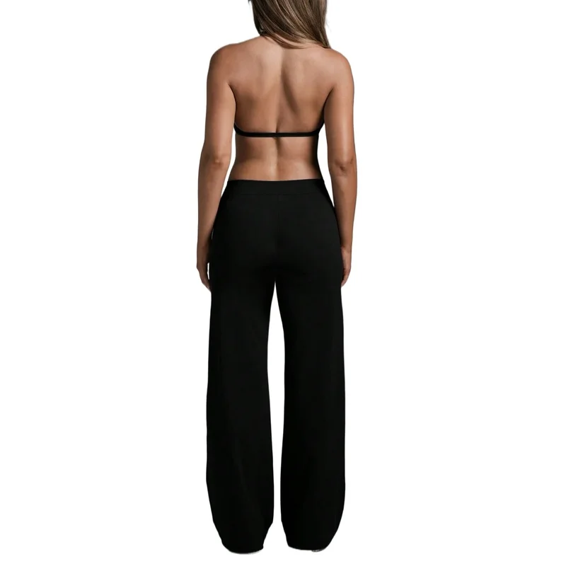 

2026 New Plus Size Women Regular Waist Slim Straight Leg Pants