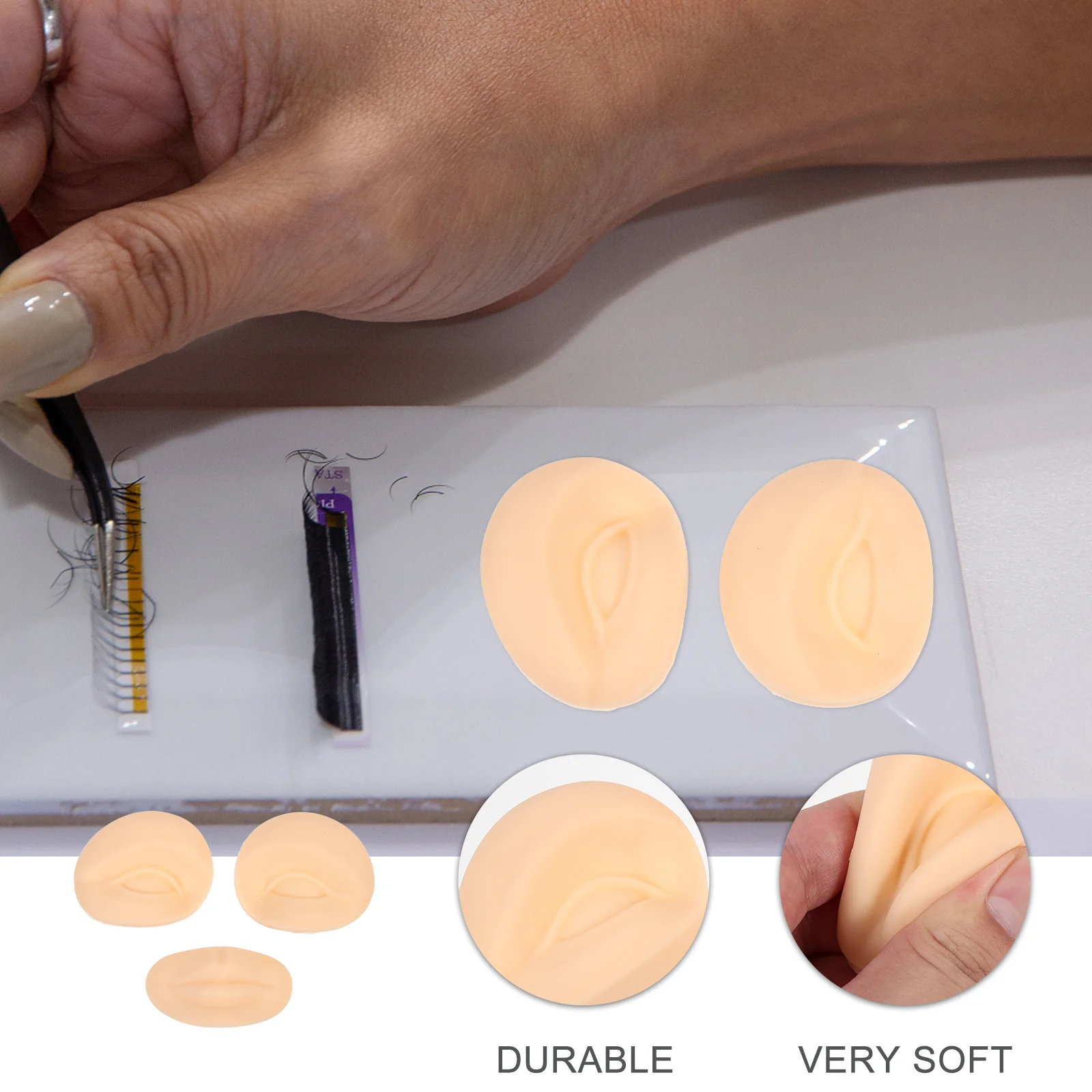 

1 Set Of Embroidered Tattoos Practice Sheet For Microblading Eyebrow Tattooing Tools Blank Practice Salon Supplies