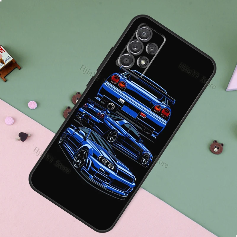 Skyline GTR R32 Fundas For Samsung A53 A33 A23 A13 A73 A12 A22 A32 A42 A52 A72 A50 A51 A71 A14 A34 A54 Case