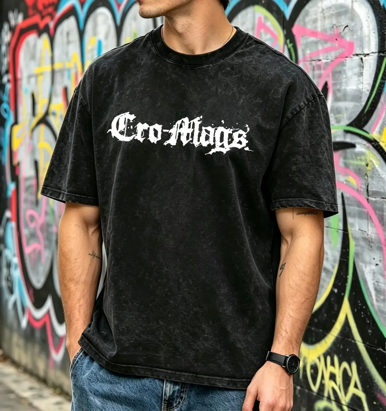 washed T Shirt Cro Mags Negative Approach Gorilla Biscuits Madball Youth of Today Agnostic Front Warzone Slapshot Heavy