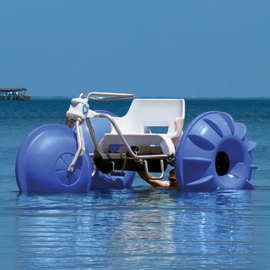Amusement Park Water Powered 3 Big Wheels Water Bike Water Tricycle