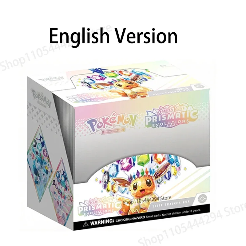 360 Stück Pokemon-Karten Prismatic Evolutions SCARLET VIOLE Englische Version Pokemon Booster Battle Sammelkarten