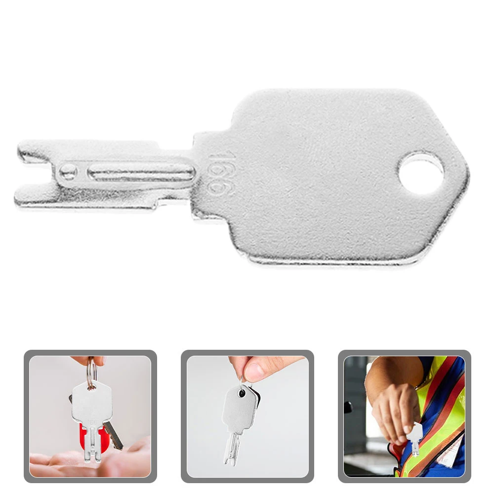 

10 pcs Forklift Keys Set Universal Heavy Equipment Starter Keys Ignition Switch Compatible 166 1430 Models Durable Portable