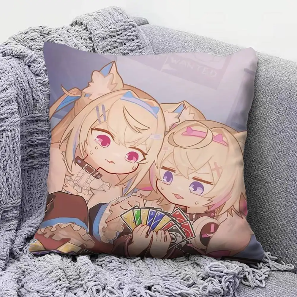 FUWAMOCO Fuwawa Mococo Home Sofa Cushion Covers and Aecorative Custom Pillow Covers