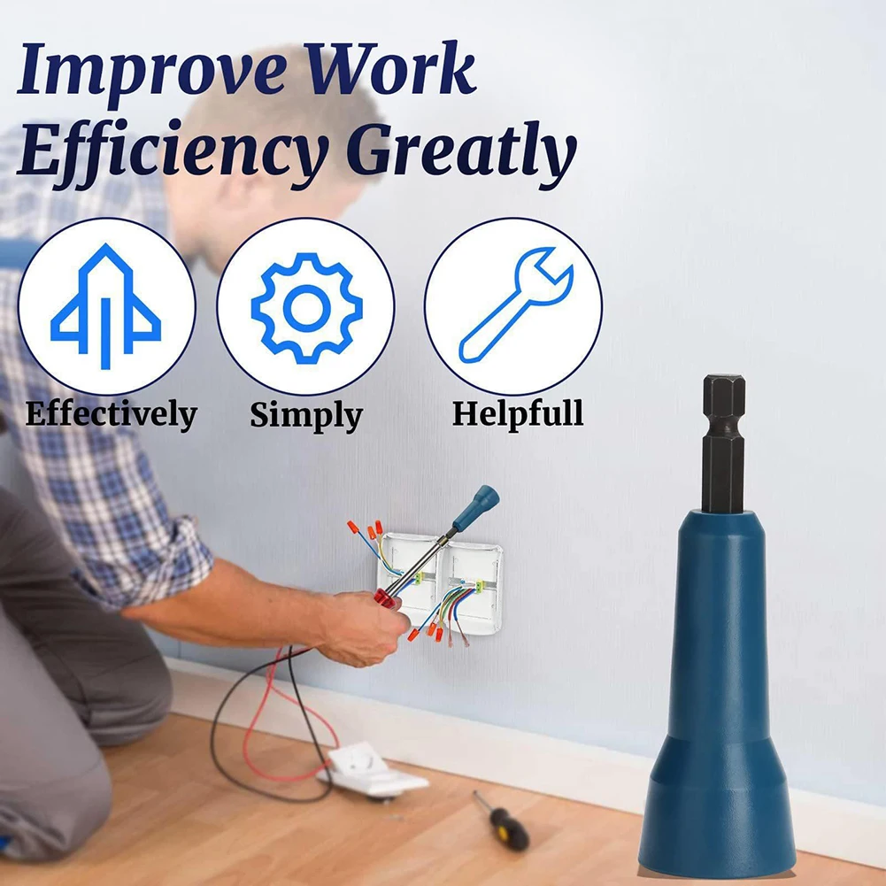 Efficient Wire Connector Installation Driver Electrician Secure Connection Wire Twisting Tools Driver Electrician