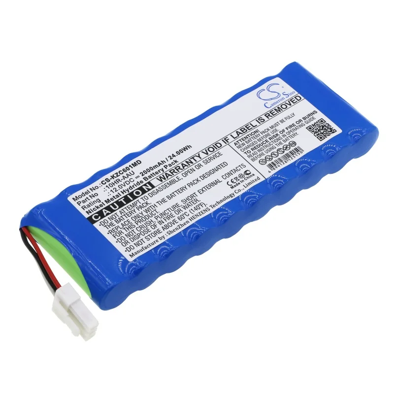 

12.0V 2000mAh Medical Battery 10HR-AAU for Suzuken Kenz ECG 305, ECG-305, For Kenz Cardico ECG-601, Cardico 601 +TOOL