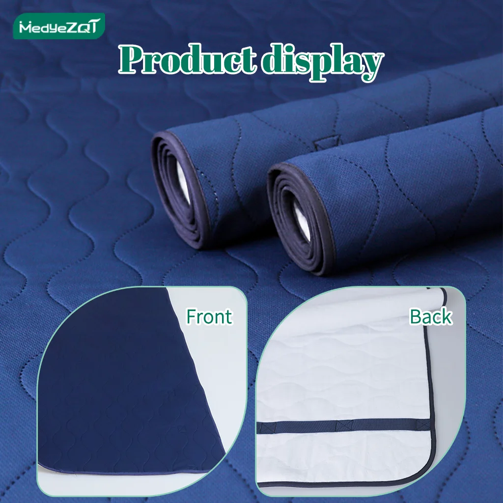 Bedridden patients elderly disabilities transfer with incontinence diaper pad flipped transport urine-proof universal mattress