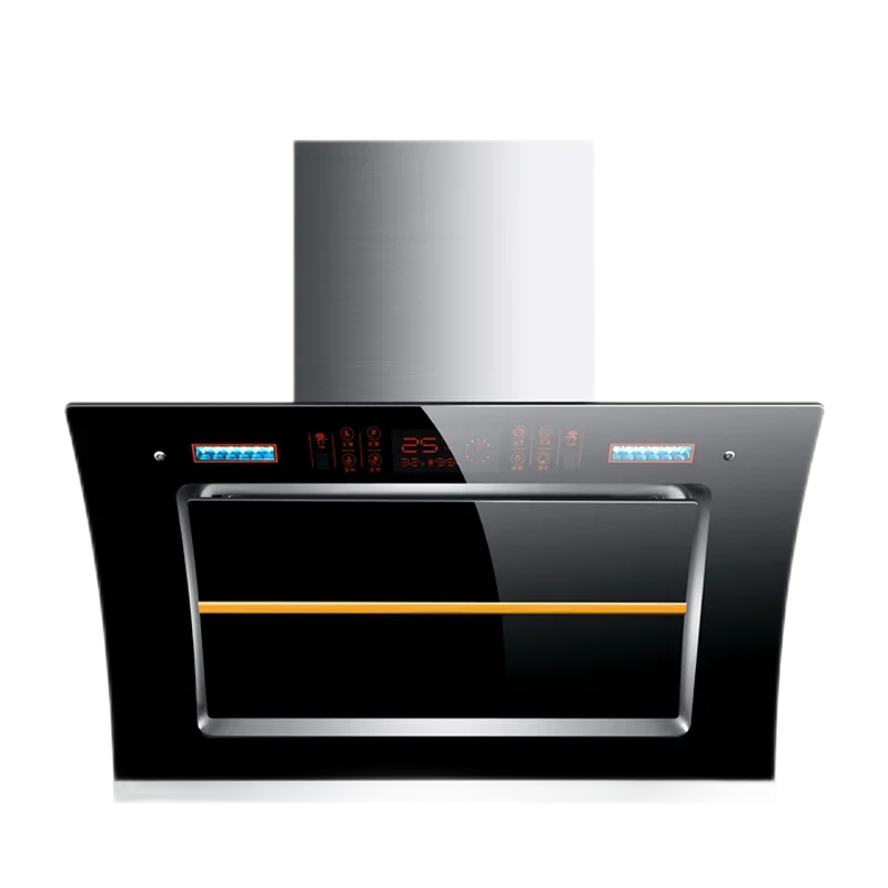 220V Royalstar Range Hood Side Suction Strong Power Dual Motor Wall Mounted Kitchen Extractor