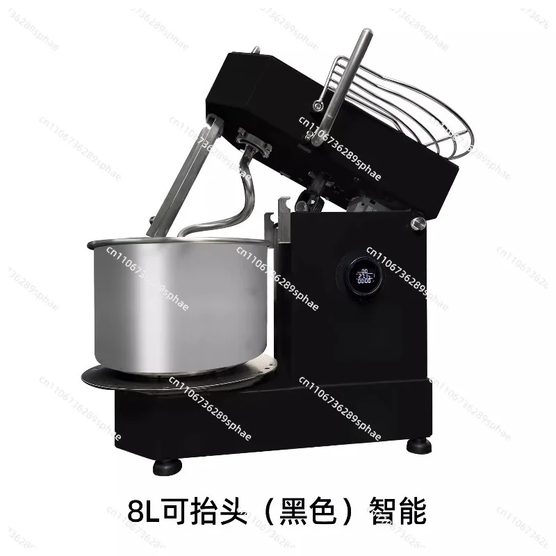 Mixing machine, kneading machine, noodle machine, head up and unloading bucket, side temperature 5L8L10L