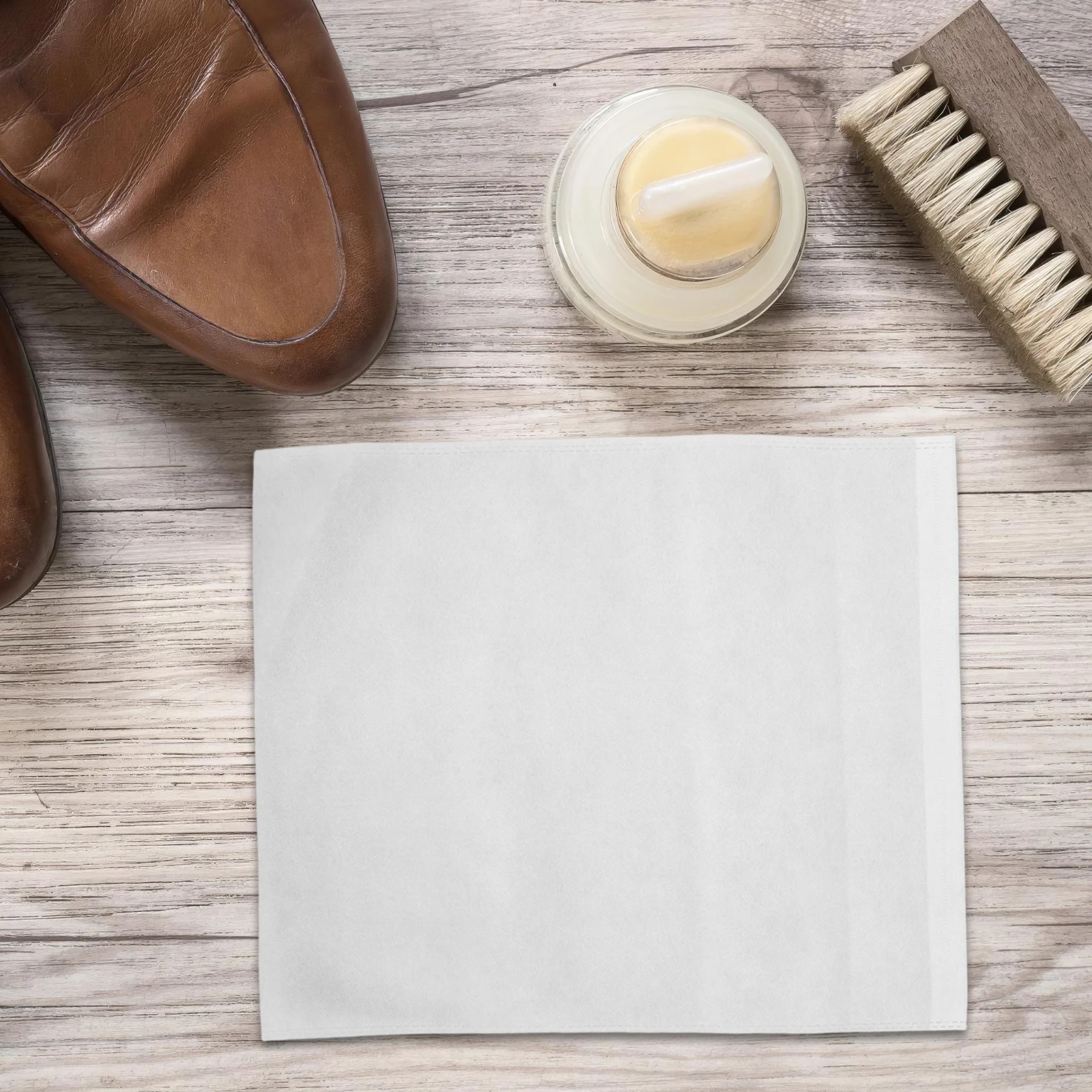 

50Pcs Thickened Non Woven Shoe Storage Bag 35x43cm Breathable Dustproof Organizer for Travel Home Storage Dust Bag