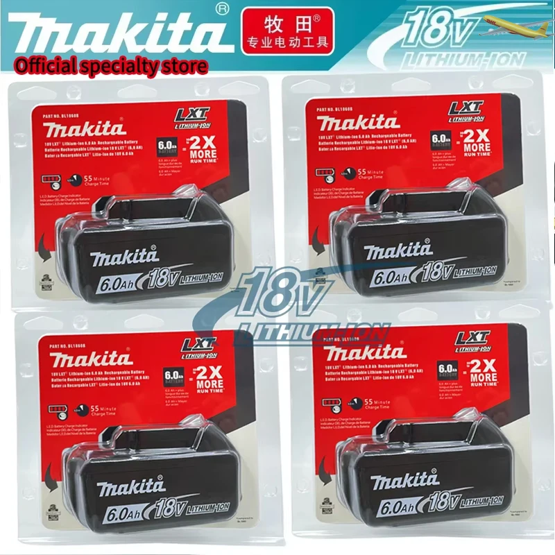 

bl1860 Original makita 18v Li-Ion Battery 3Ah/5Ah/6Ah For Makita LXT BL1830 BL1815 BL1860 BL1840 BL1850 TW251D TD251DZ