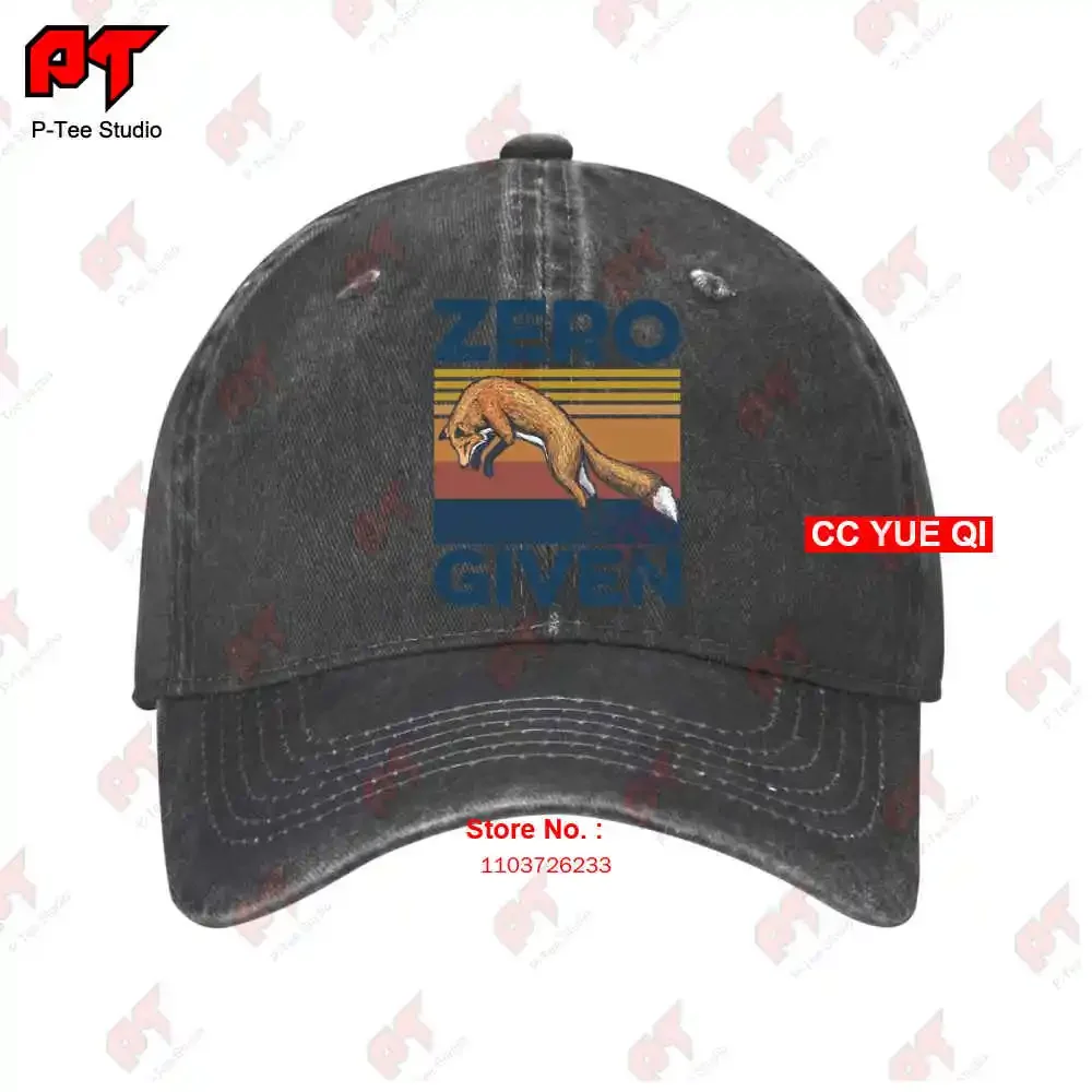 Fox Zero Given Baseball Caps Truck Cap W7UB