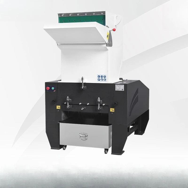 Low noise V-type plastic crusher, waste plastic crusher, mask machine side chat crusher